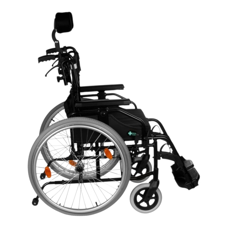 Invalidný vozík s opierkou hlavy RF-3 Cruiser Active Z, 48cm čierny